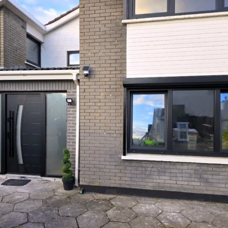 uPVC Windows Salamander BluEvolution 82 | Wikęd Steel Doors model 38 Product line: OPTIMUM TERMO | Wikęd Steel Doors model 12C Product line: PRIMA TERMO | Aluminium Sliding Doors MB-77HS Monorail | Kildare | #539