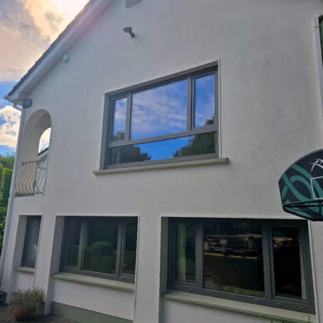 uPVC Windows Salamander greenEvolution 76 3D