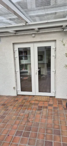 uPVC French Doors Salamander BluEvolution 82