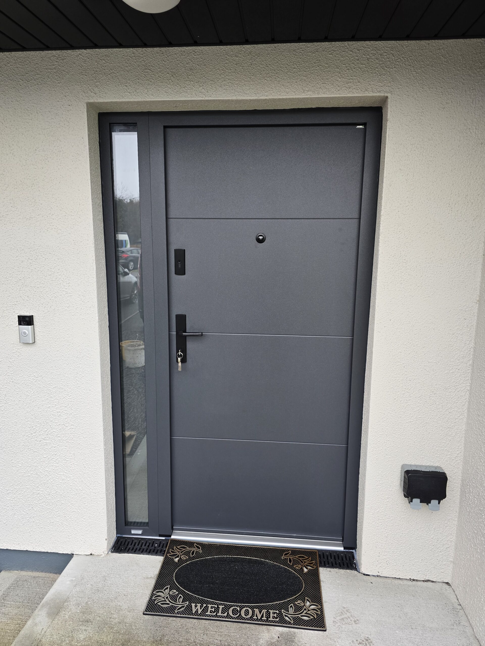 PVC-Türen Salamander greenEvolution 76 3D | Wikęd Stahltüren Modell 26I Produktlinie: PRIMA TERMO | Roscommon | #552