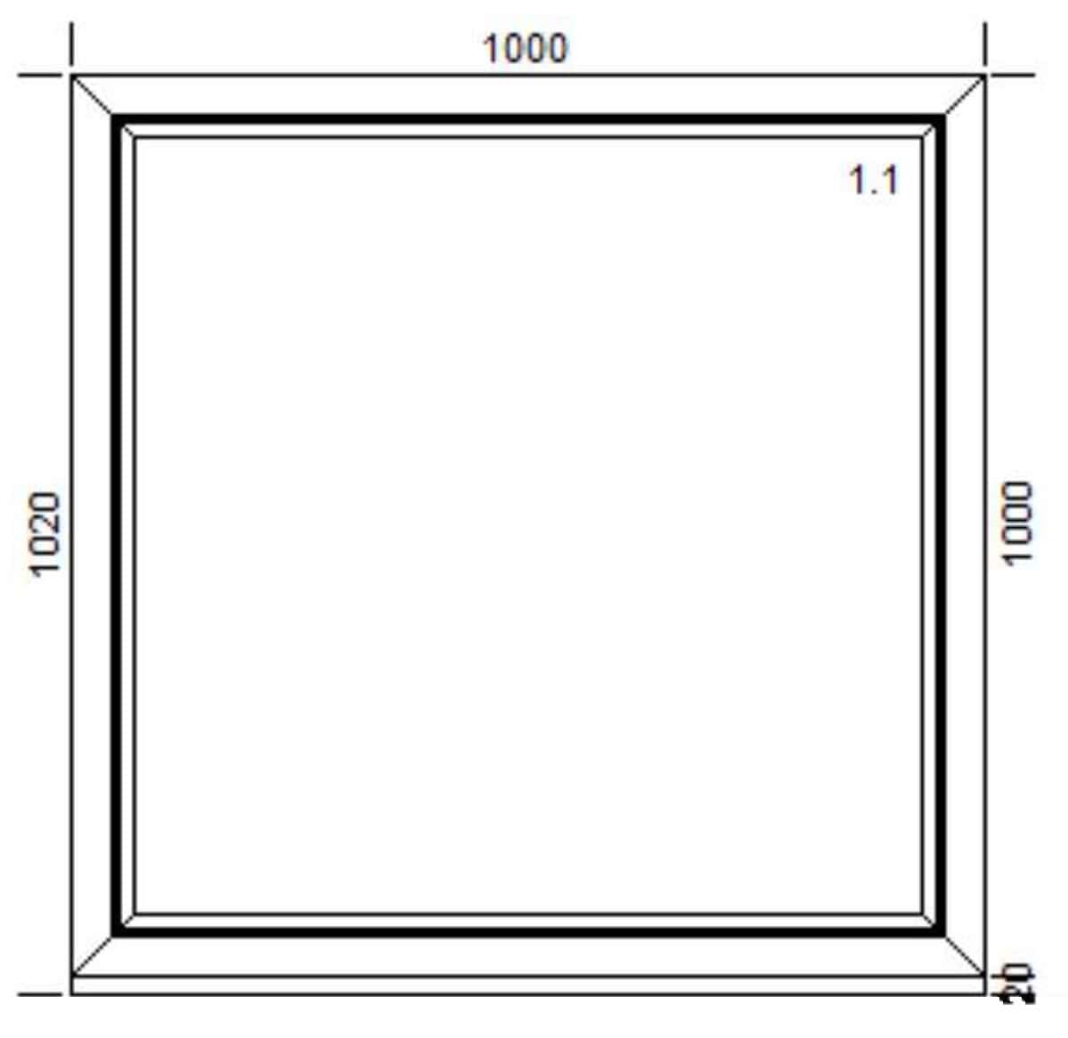Feststehendes Fenster