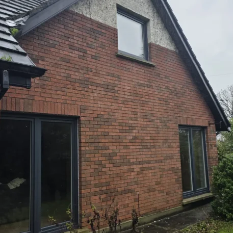 uPVC Windows Salamander greenEvolution 76 3D