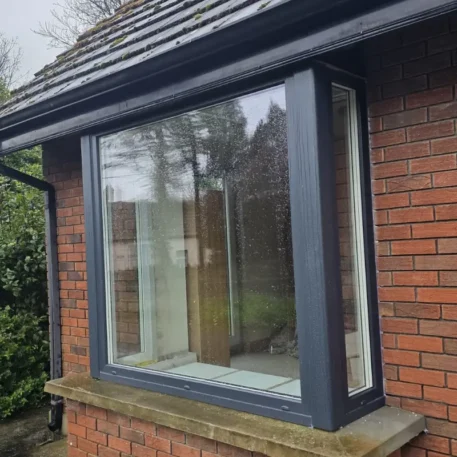 uPVC Windows Salamander greenEvolution 76 3D