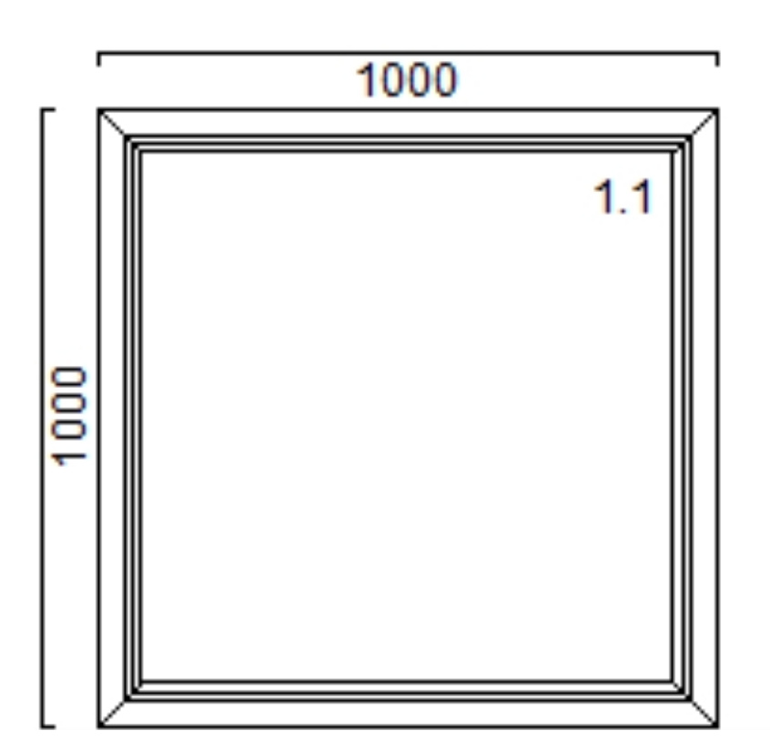 Feststehendes Fenster