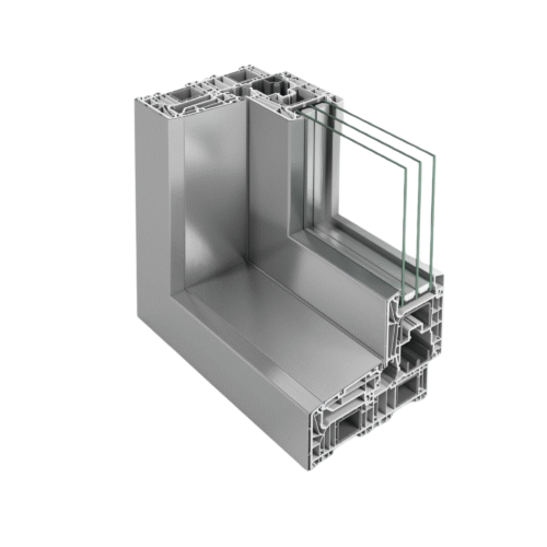 PVC-Schiebetür Schüco Living Move ALu